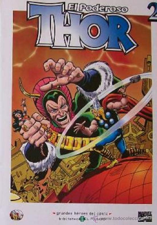 C&oacute;mics: El Poderoso Thor 2. Colecci&oacute;n grandes h&eacute;roes del c&oacute;mic. 194 p&aacute;ginas. - Foto 1