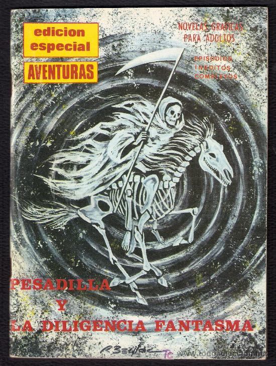 Fumetti: AVENTURAS. EDICION ESPECIAL - PESADILLA Y LA DILIGENCIA FANTASMA - ED. VILMAR - 96 P&Aacute;GINAS