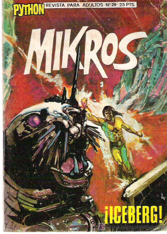 C&oacute;mics: MIKROS - ICEBERG N&ordm; 29 COLECCION PYTHON JULIO 1972 128 PAG - Foto 1
