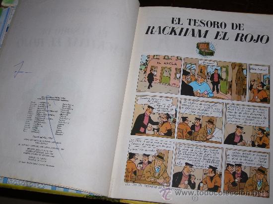 C&oacute;mics: Tintin - El tesoro de Rackham el Rojo - Cuarta edici&oacute;n 1967 - Foto 4