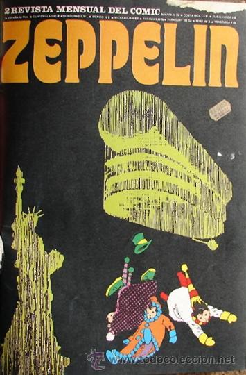 C&oacute;mics: ZEPPELIN, REVISTA DE LOS 70S. 11 EJEMPLARES EN UN TOMO. - Foto 3