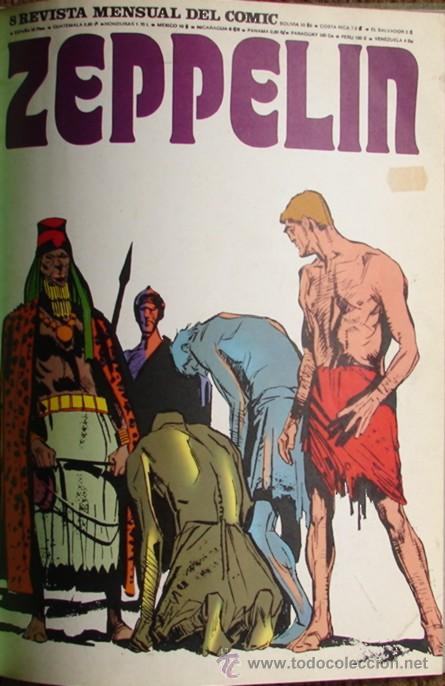 C&oacute;mics: ZEPPELIN, REVISTA DE LOS 70S. 11 EJEMPLARES EN UN TOMO. - Foto 9