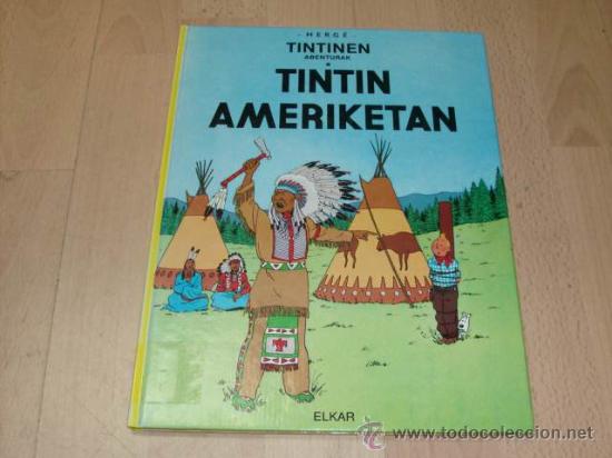 C&oacute;mics: Tintin Ameriketan, Ed. Elkar,1989 - Foto 1