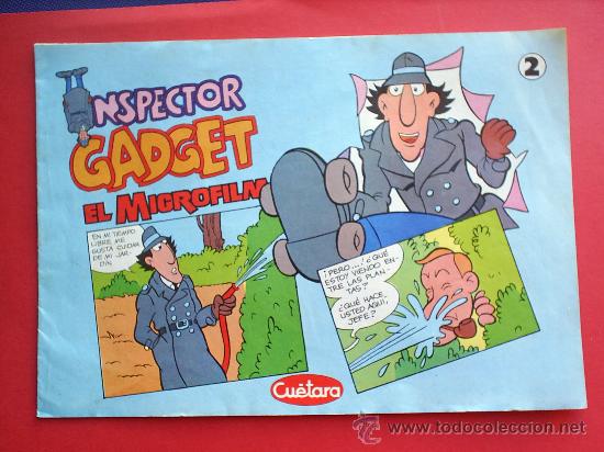 C&oacute;mics: INSPECTOR GADGET-N.2-CUADERNILLO PROPAGANDA DE CUETARA-A&Ntilde;O 1987 - Foto 1