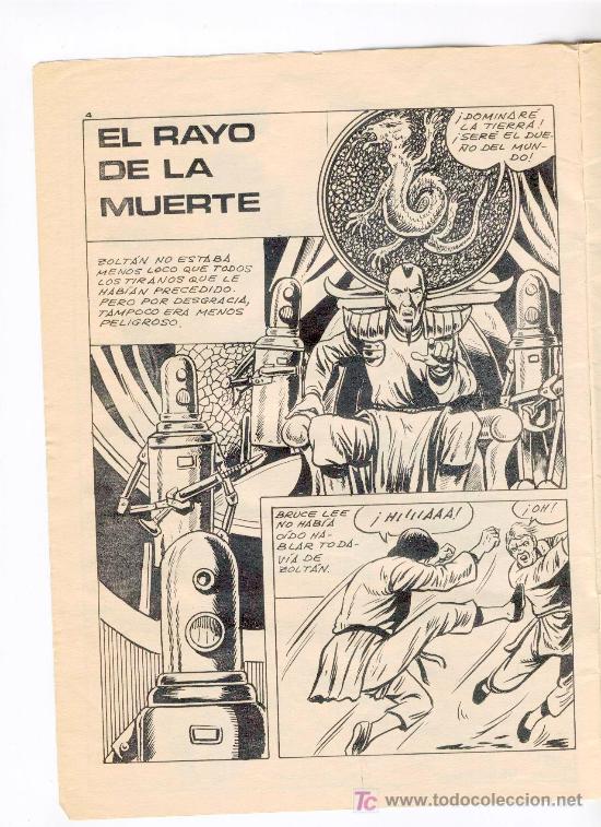 C&oacute;mics: COMIC BRUCE LEE - EL RAYO DE LA MUERTE - ED. VILMAR , 1983 - Foto 2