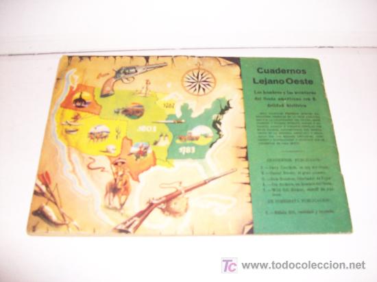 C&oacute;mics: CUADERNOS LEJANO OESTE, WILD BILL HICKOC, n&ordm; 5 - Foto 2