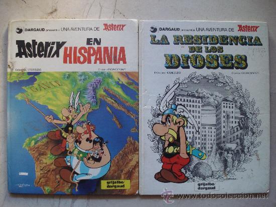 C&oacute;mics: dos libros asterix la residencia de los dioses y asterix en hispania - Foto 1