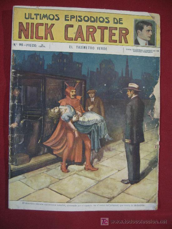 C&oacute;mics: NICK CARTER - N&ordm; 95 - EL TAXIMETRO VERDE - Foto 1