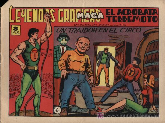 C&oacute;mics: El Acr&oacute;bata Terremoto. n&ordm; 6. SIN ABRIR - Foto 1