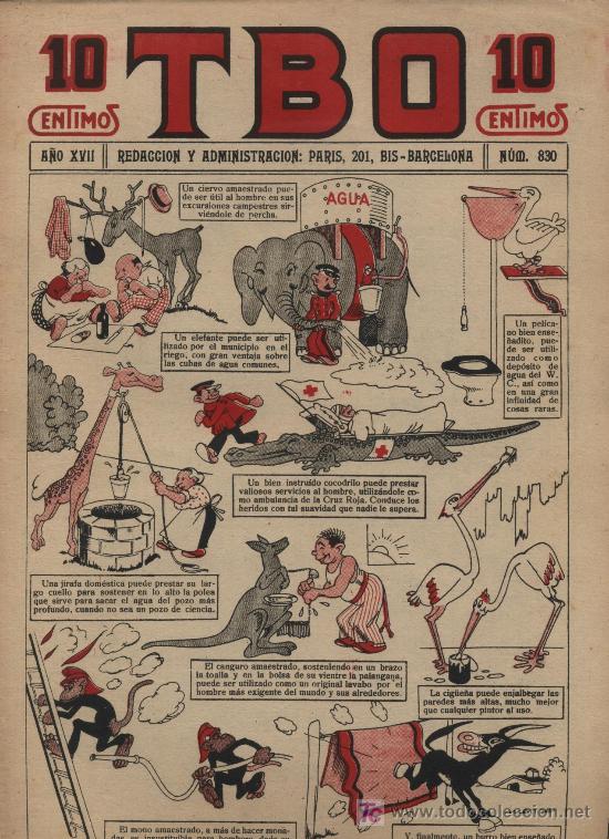 C&oacute;mics: TBO. n&ordm; 830. A&ntilde;o 1933 - Foto 1