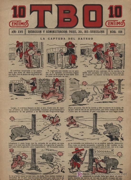 C&oacute;mics: TBO. n&ordm; 828. A&ntilde;o 1933 - Foto 1