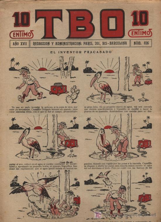 C&oacute;mics: TBO. n&ordm; 826. A&ntilde;o 1933 - Foto 1