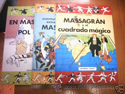 C&oacute;mics: MASSAGRAN. 3 COMICS,QUADRADO,AL POL, AVENTURES. C2928 - Foto 1