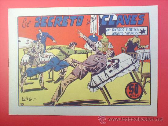 C&oacute;mics: RICARDO MANTECA Y JORGITO APUROS N.10 ORIGINAL DE EPOCA - Foto 1