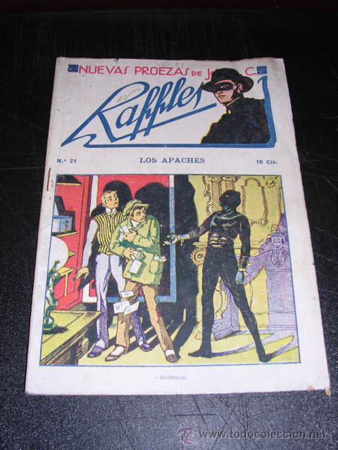 C&oacute;mics: RAFFLES , NUEVAS PROEZAS DE JOHN C. RAFFLES , N. 21 , LOS APACHES - Foto 1