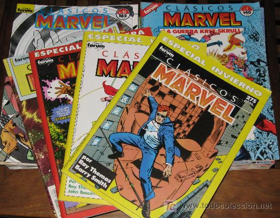 C&oacute;mics: CLASICOS MARVEL - 41 NUMEROS - COMPLETA - FORUM - MAS LOS 6 ESPECIALES - Foto 1