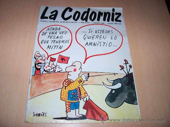 C&oacute;mics: LA CODORNIZ - N&ordm; 1822 - MAYO 1977 - Foto 1
