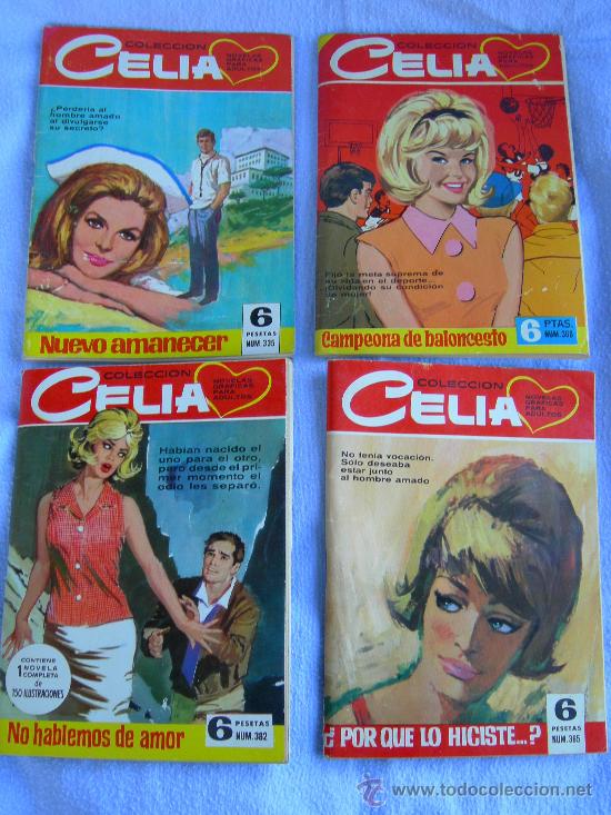 C&oacute;mics: CUATRO NOVELAS COLECCI&Oacute;N CELIA - Foto 1