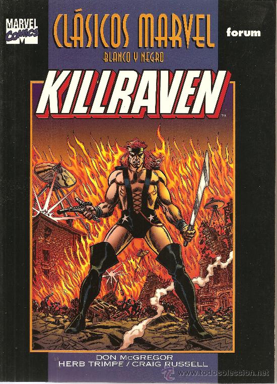 C&oacute;mics: KILLRAVEN CLASICOS BLANCO NEGRO - Foto 1