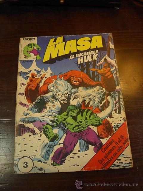 C&oacute;mics: La masa. El increible Hulk, Extra n&ordm; 3, (n&uacute;meros 12,13,14,15) - Foto 1