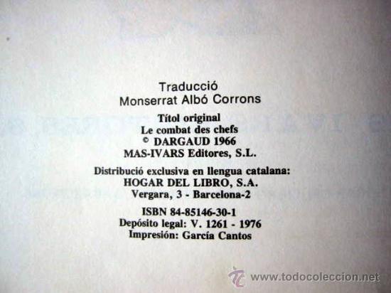 C&oacute;mics: ASTERIX, El Combat de Caps. MAS-IVARS Editores. PILOTE 1&ordf; Edici&oacute; - Foto 4