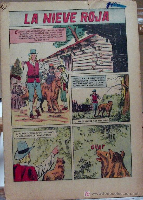 C&oacute;mics: TB032. REVISTA ILUSTRADA JUVENIL. LA NIEVE ROJA - Foto 1