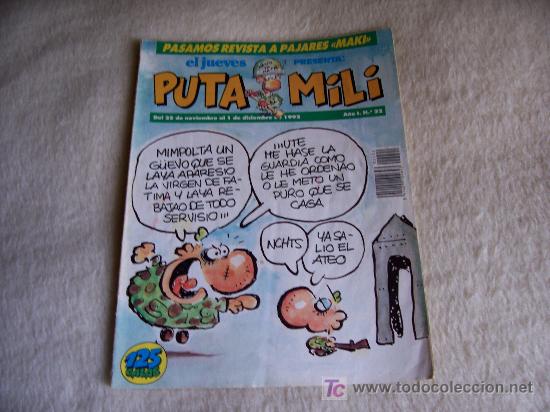 C&oacute;mics: PUTA MILI A&Ntilde;O 1 N&ordm; 22 EL JUEVES 1992 - Foto 1