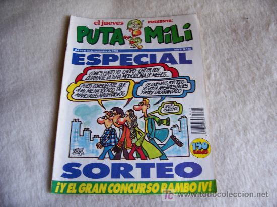 C&oacute;mics: PUTA MILI ESPECIAL SORTEO N&ordm; 72 EL JUEVES - Foto 1