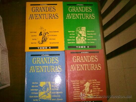 C&oacute;mics: GRANDES AVENTURAS. 4 TOMOS COMPLETA - Foto 1