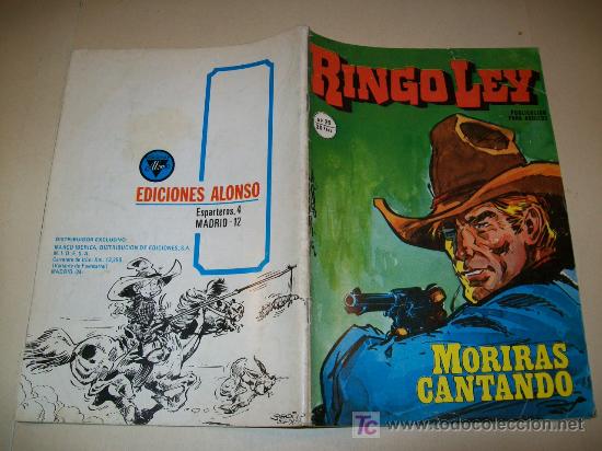 C&oacute;mics: LC 85 - RINGO LEY - ALONSO - N&ordm; 29 - 1978 - EJEMPLAR DEFINITIVO - Foto 1