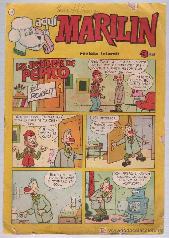 Comics: Aqu&iacute; Maril&iacute;n n&ordm; 31. El pen&uacute;ltimo de la colecci&oacute;n