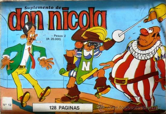 Comics: DON NICOLA ALBUM # 12 - 128 PAGINAS - A&Ntilde;O 1992 - JOYA DE COLECCION