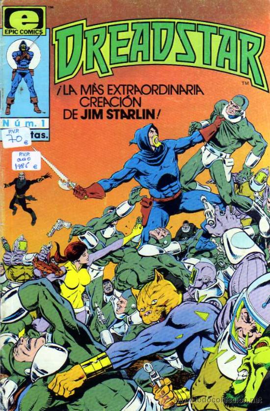 C&oacute;mics: Comics DreadStar (Jim Starlin) 18 n&uacute;meros - Foto 1