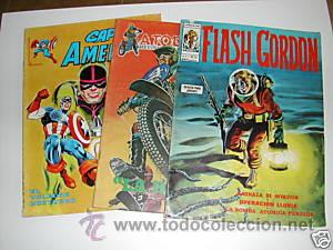 C&oacute;mics: CAPITAN AMERICA,FLASH GORDON,A TODO GAS.3 COMICS. C3270 - Foto 1