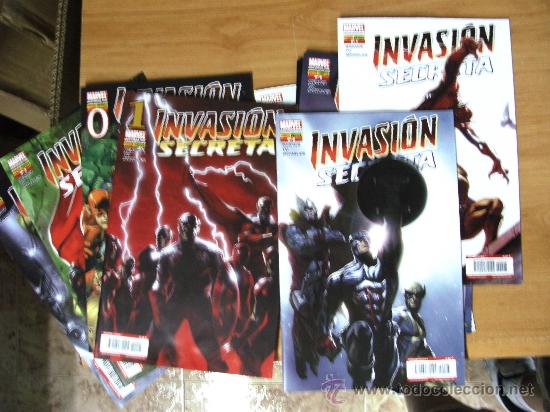 C&oacute;mics: INVASION SECRETA &iexcl; COMPLETA 9 NUMEROS ! BRIAN MICHAEL BENDIS - LEINIL YU - MARVEL - PANINI - Foto 1