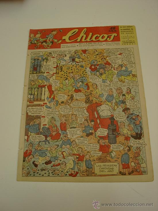 Comics: Chicos, a&ntilde;o X, 20 de octubre de 1943, n&ordm; 272