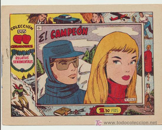 C&oacute;mics: Dos Corazones n&ordm; 6. Indedi 1959. - Foto 1