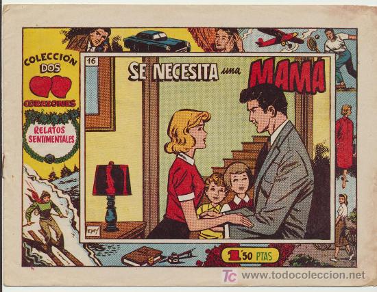 C&oacute;mics: Dos Corazones n&ordm; 16. Indedi 1959. - Foto 1