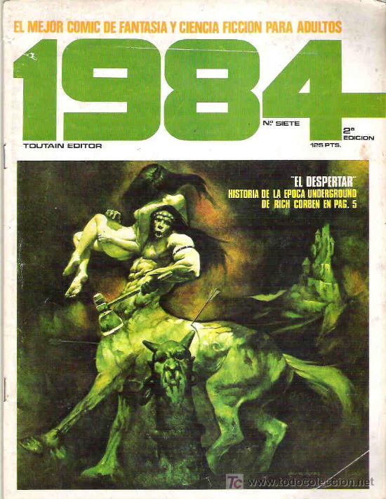 C&oacute;mics: 1984 - rich corben ** n&ordm; 7 2 edicion 1979 - Foto 1