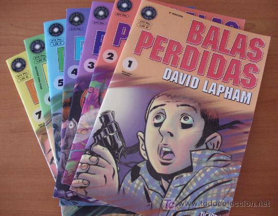 C&oacute;mics: BALAS PERDIDAS. David Lapham. Lote de 13 n&uacute;meros. Ediciones La C&uacute;pula. - Foto 1