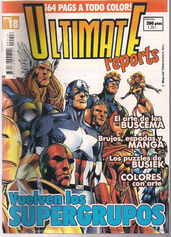 C&oacute;mics: ULTIMATE REPORTS VOL.2 N&ordm; 18 VUELVEN LOS SUPERGRUPOS - Foto 1