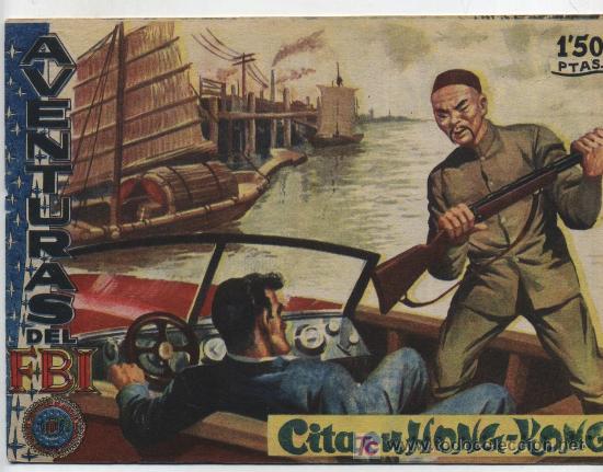 Comics: Aventuras del F.B.I. n&ordm; 204. Edicolor 1951.