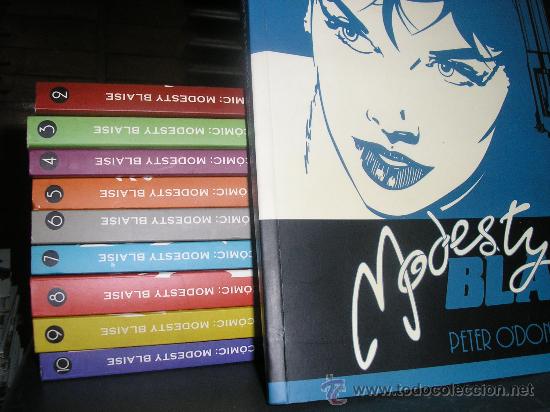 C&oacute;mics: MODESTY BLAISE COLECCION COMPLETA 10 TOMOS BIBLIOTECA GRANDES DEL COMIC EDITORIAL PLANETA