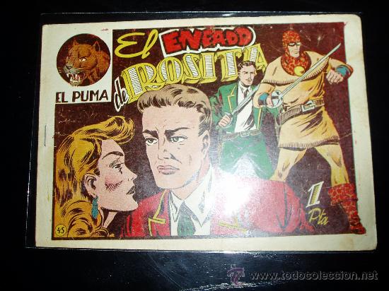 C&oacute;mics: EL PUMA   N&ordm; 45. ORIGINAL. - Foto 1