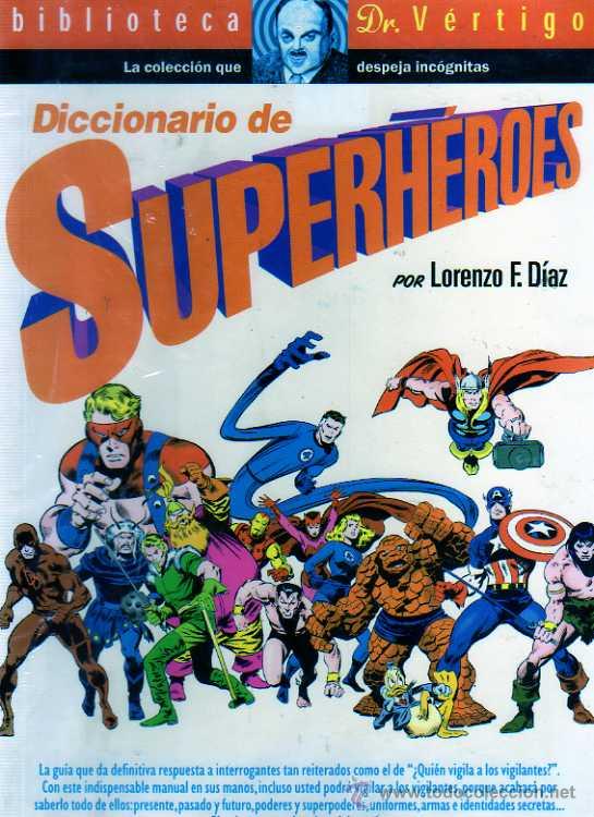 C&oacute;mics: Biblioteca Dr V&eacute;rtigo DICCIONARIO DE SUPERH&Eacute;ROES