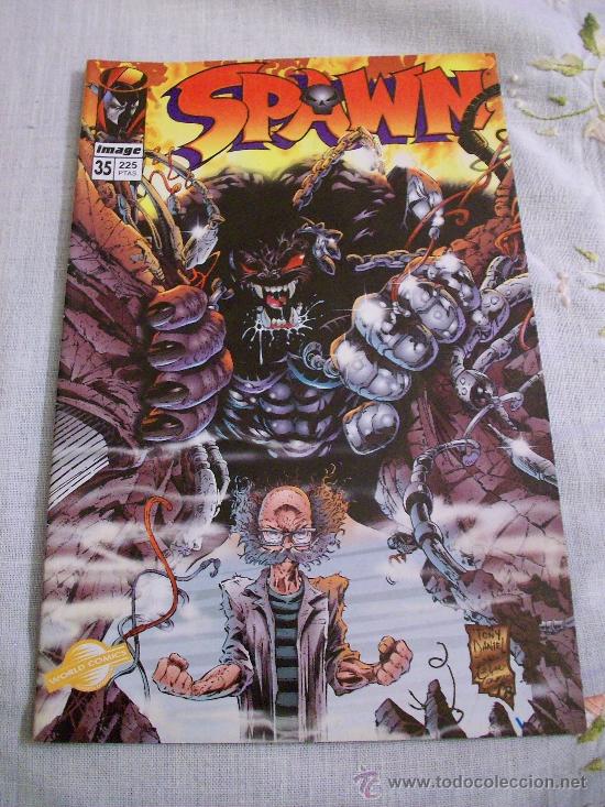C&oacute;mics: Spawn Vol. 1 n&ordm; 35 - World Comics - Image - Con defectos de impresi&oacute;n - Foto 1