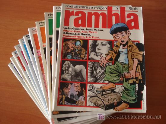 C&oacute;mics: Lote de 8 comics RAMBLA. Garcia&Bea Editores. - Foto 1