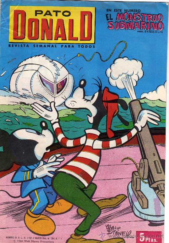 C&oacute;mics: pato donald,n&ordm;34- 1966 - Foto 1