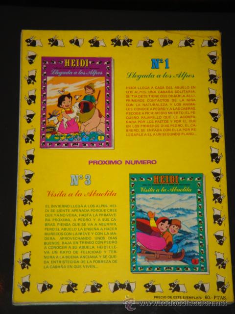 C&oacute;mics: COMIC HEIDI N&ordm; 2, A&Ntilde;O 1975 - Foto 2