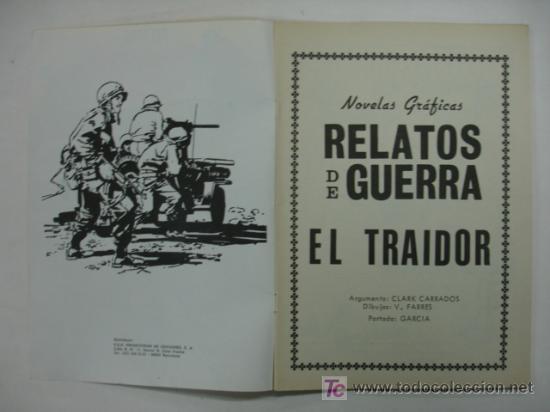 C&oacute;mics: RELATOS DE GUERRA. N&ordm; 4. EL TRAIDOR. 48 P&Aacute;G. - Foto 2
